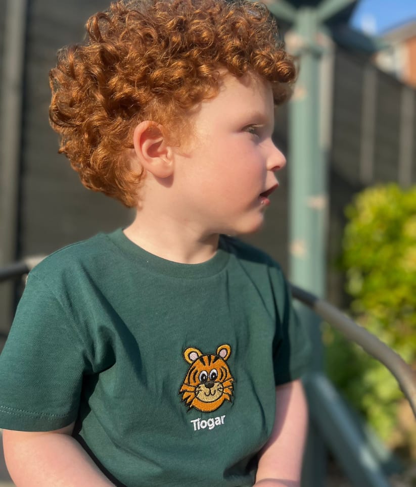 Kids T-Shirt Tíogar (Tiger)