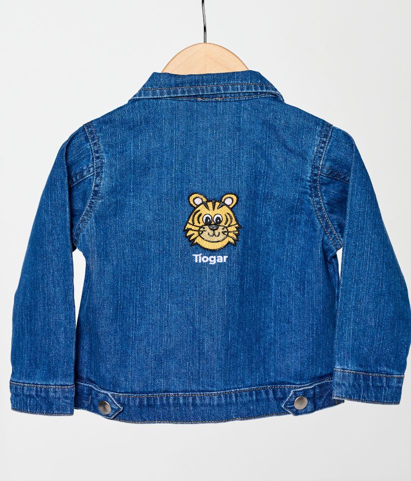 Babybugz Denim Jacket Tíogar (Tiger)