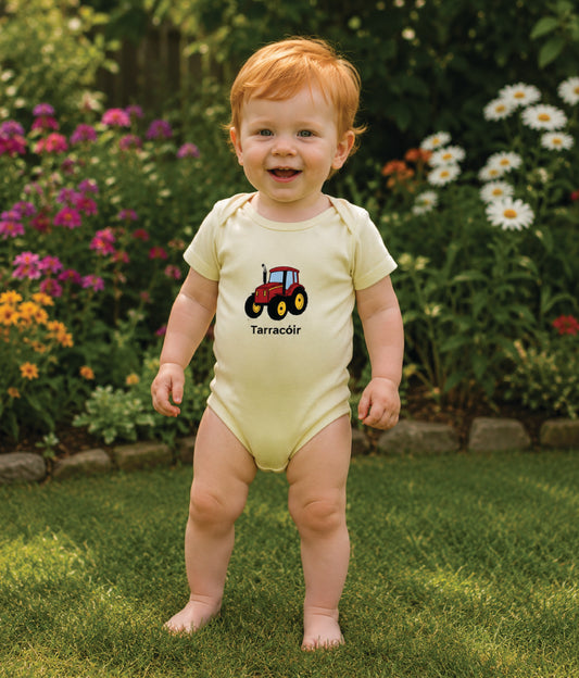 Baby Bodysuit Tarracóir (Tractor)