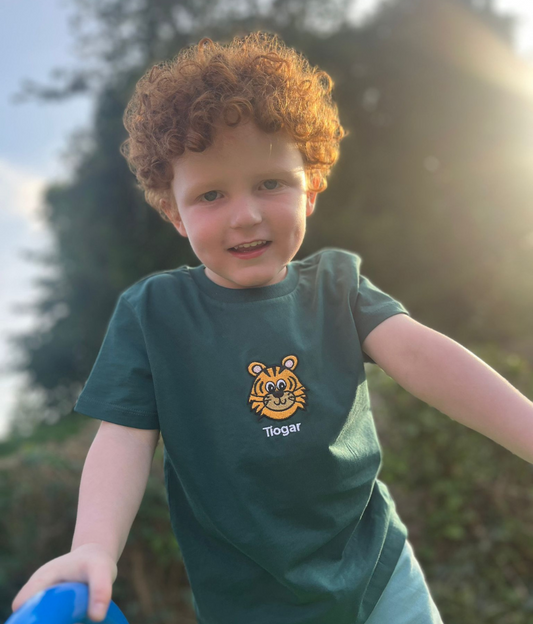 Kids T-Shirt Tíogar (Tiger)